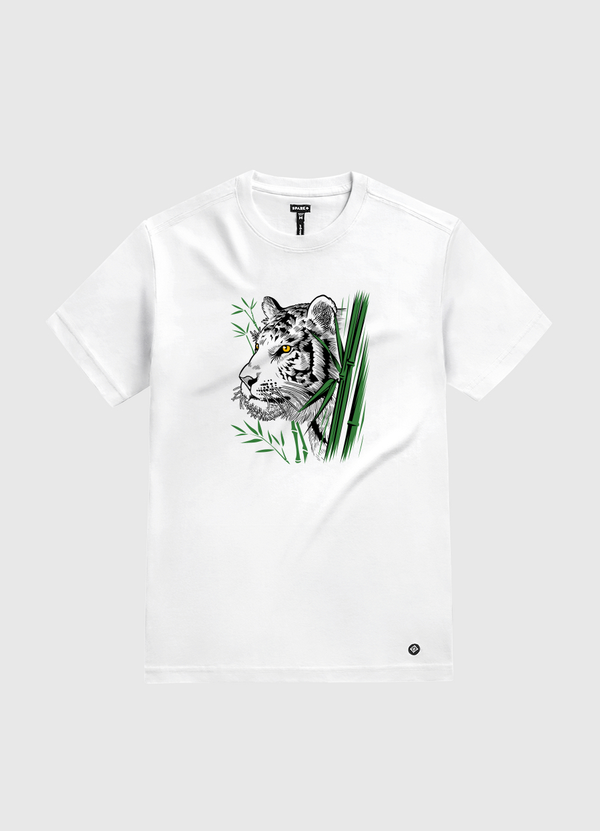 Bamboo tiger White Gold T-Shirt