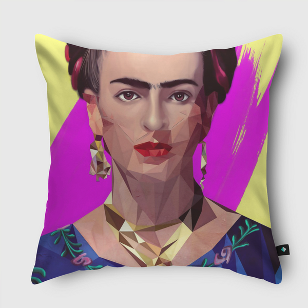 Modern Frida  Throw Pillow