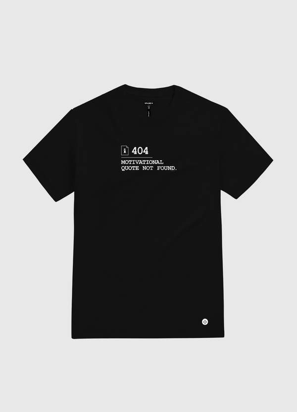 Motivational Quote Not Found 404  White Gold T-Shirt