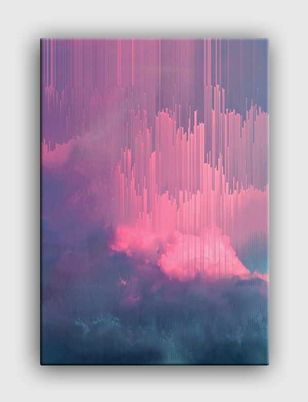 Sweet Storm Glitches Canvas