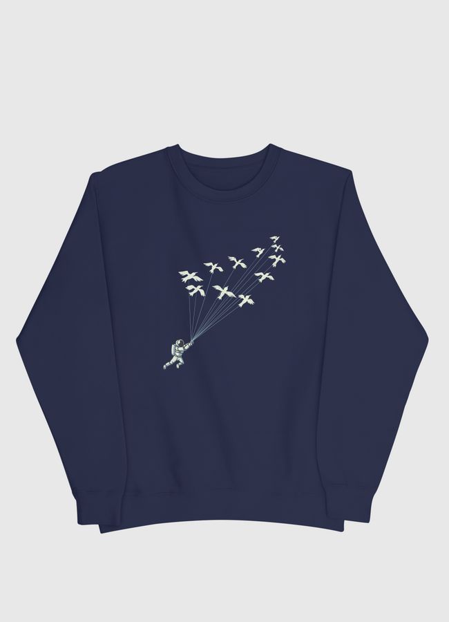 Astronaut Prince Flying - Men Sweatshirt