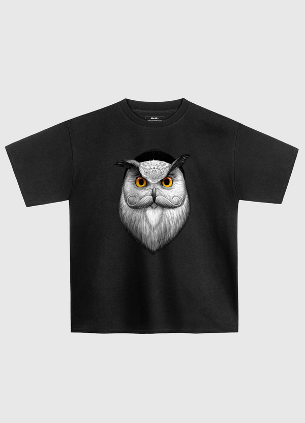 Bearded owl Oversized T-Shirt
