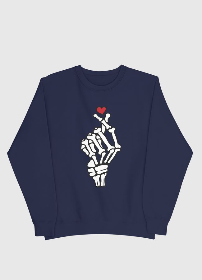 Skeleton Heart Hand - Men Sweatshirt