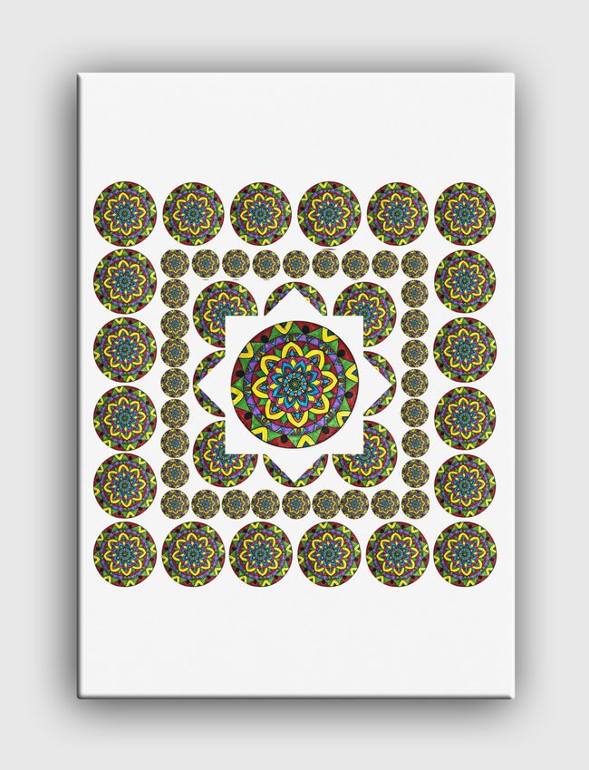 Mandala star - Canvas