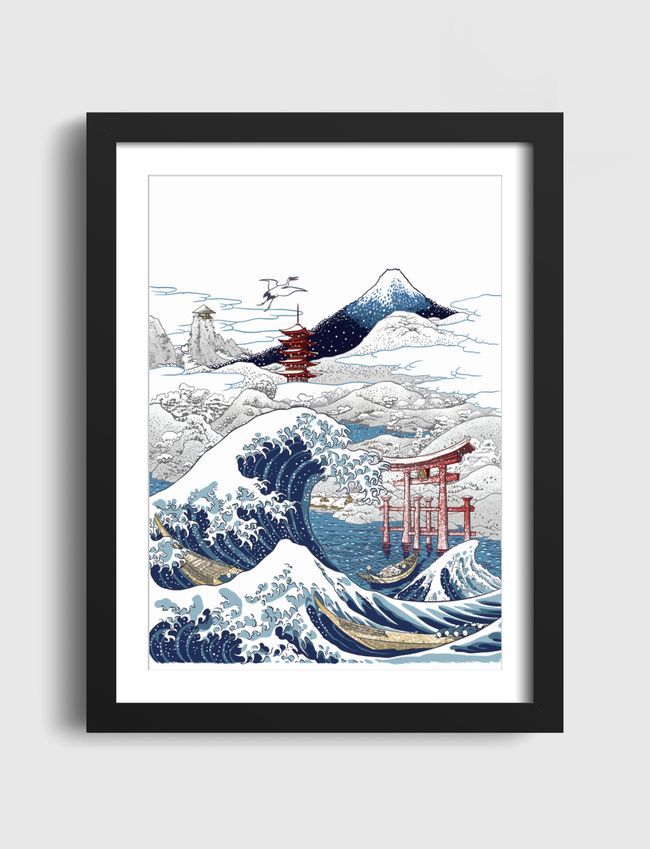 Snowy winter in Japan - Artframe