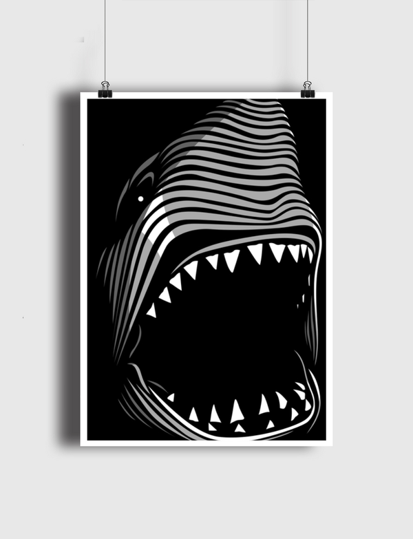 Great shark lines Poster