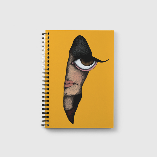 yellow backgroung2 Notebook