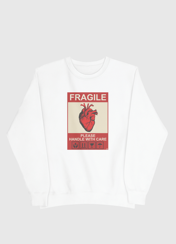 Fragile heart  Men Sweatshirt