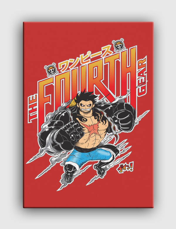 THE FOURTH GEAR Luffy ONE PIECE  Canvas