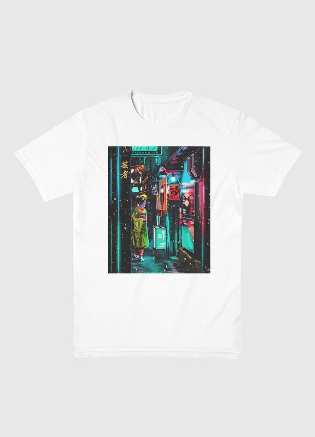 Cyber Geisha  - Men Basic T-Shirt