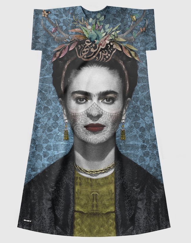 Frida Kahlo  - Short Sleeve Dress