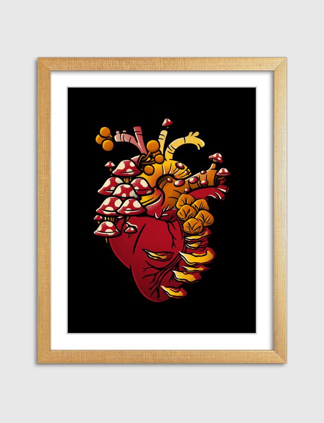 Cordyceps Fungi Heart - Artframe