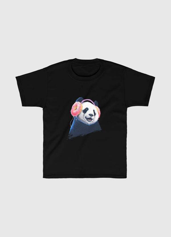 Panda in headphones Kids Classic T-Shirt