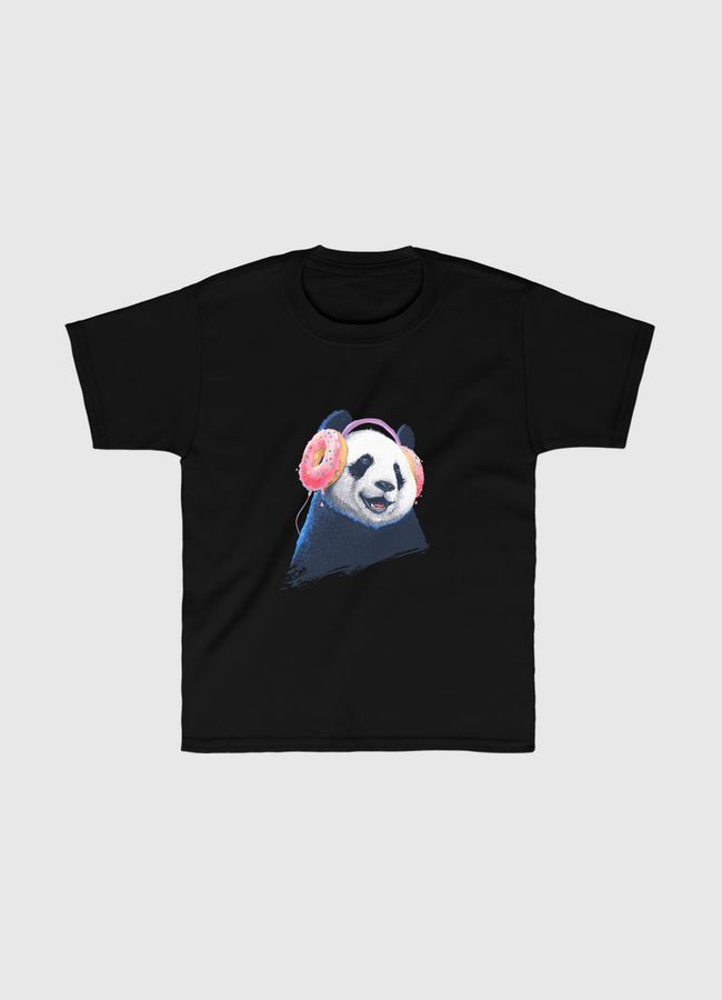 Panda in headphones - Kids Classic T-Shirt