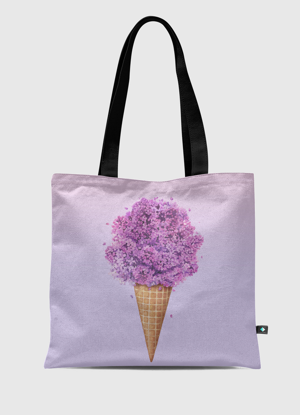 Ice cream with lilac Tote Bag