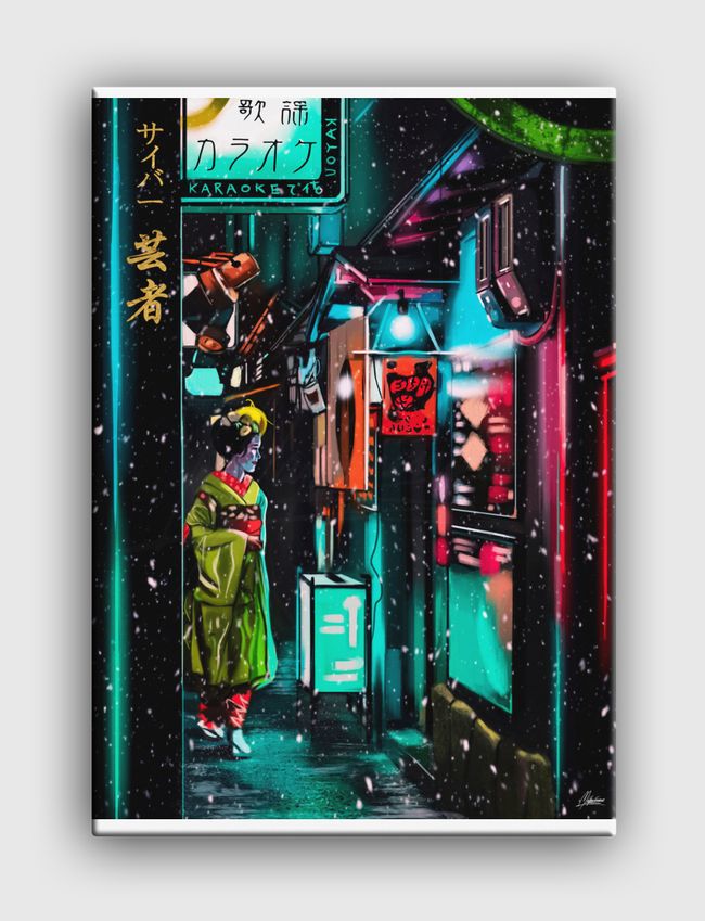 Cyber Geisha  - Canvas