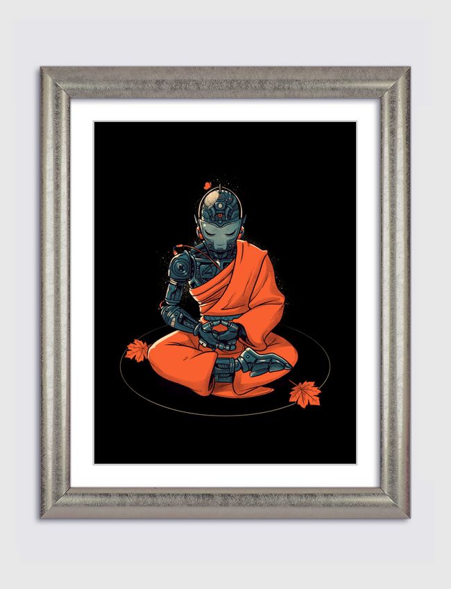 Meditation Robot Monk - Artframe