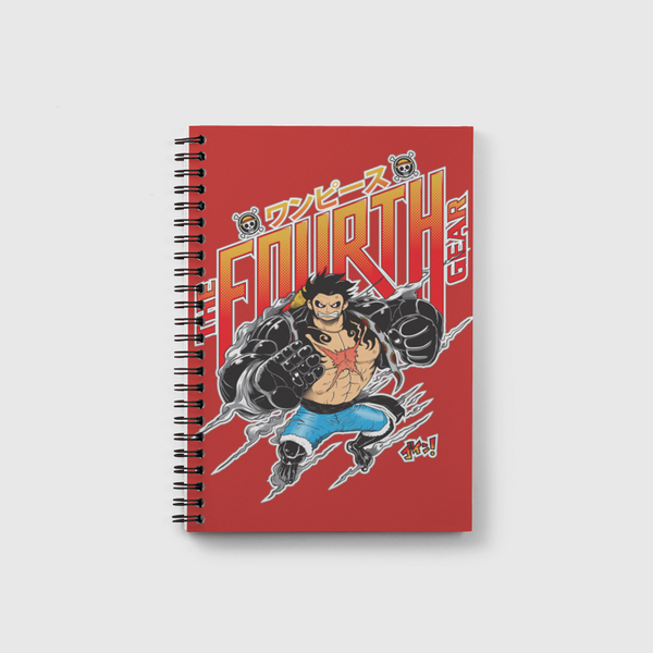 THE FOURTH GEAR Luffy ONE PIECE  Notebook