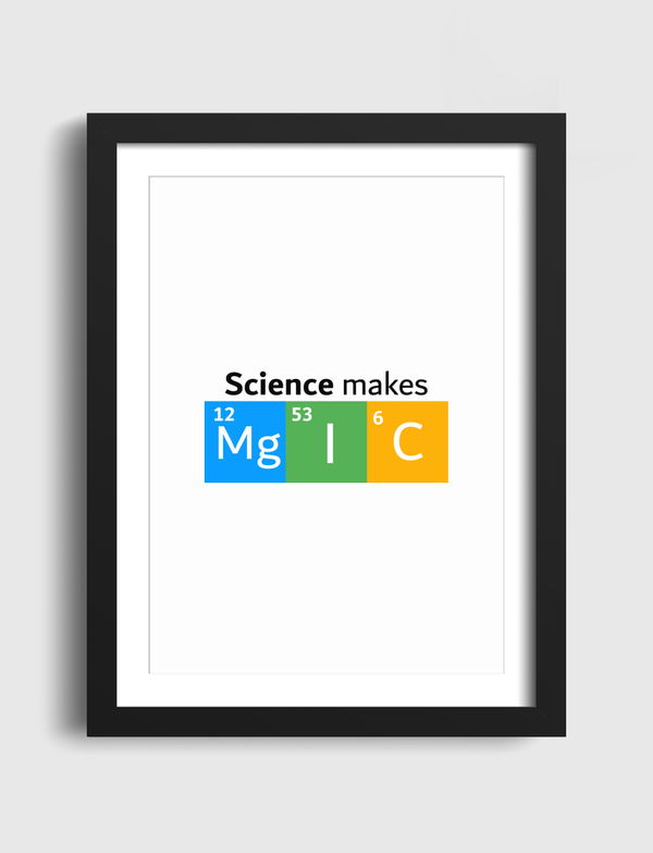 Science Makes Magic Artframe