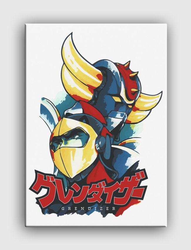 Grendizer and Duke Fleed - Canvas