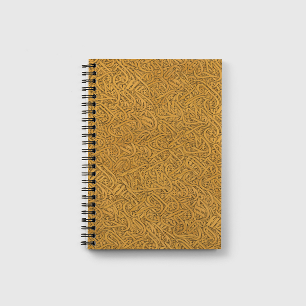 CALLIGRAPHY ARABIC GOLD Notebook