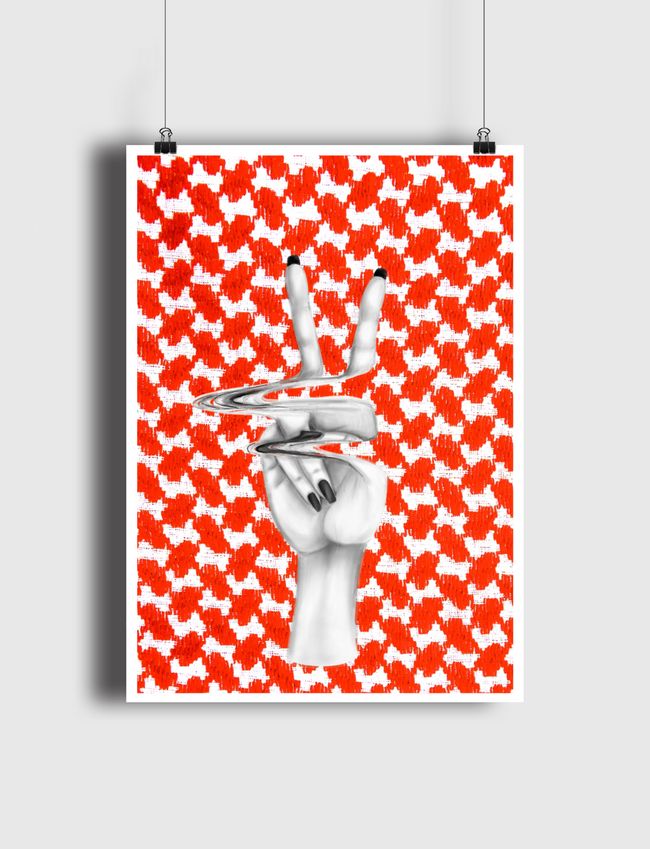 Glitched Peace - Poster