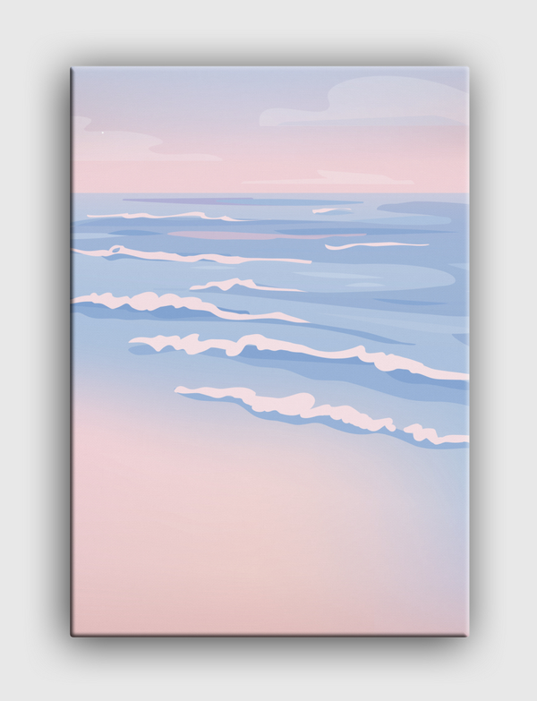 Sea Beach Sunrise paradise Canvas