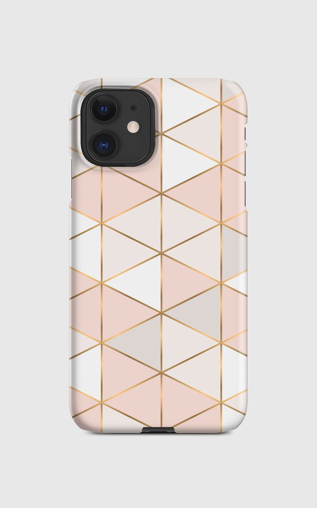 geometric rose gold - Regular Case