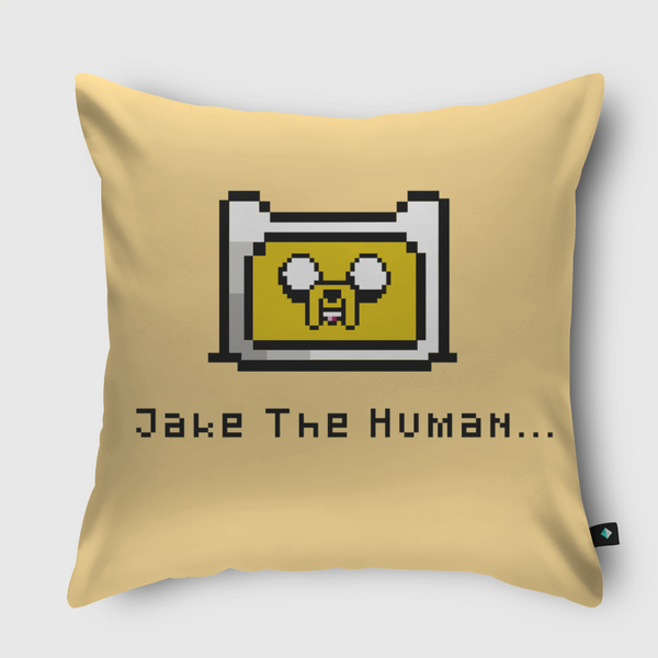 Jake The Human Throw Pillow