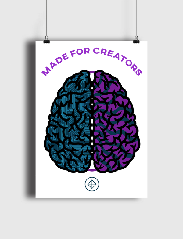 Creativity Is King Poster