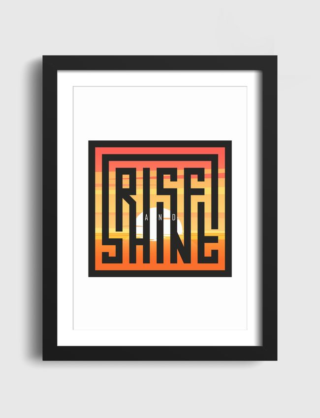 Rise and Shine - Artframe