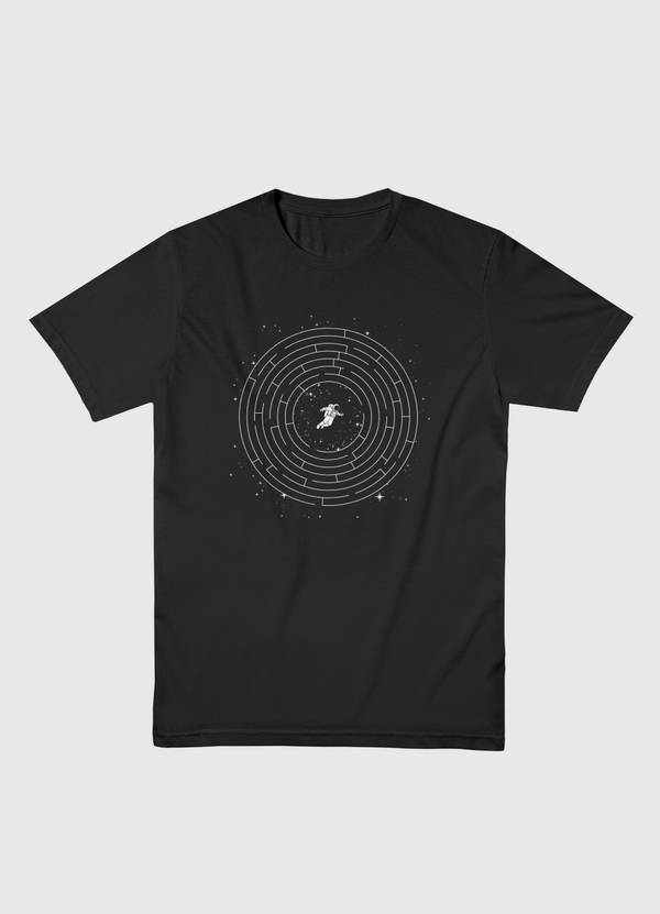 Astronaut Maze Adventure Men Basic T-Shirt