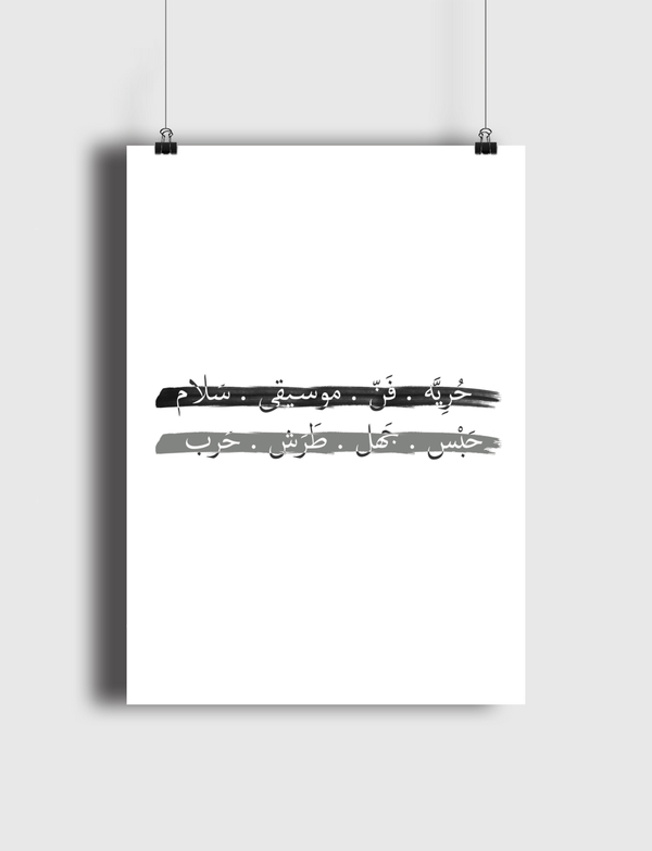 Thoughts Poster