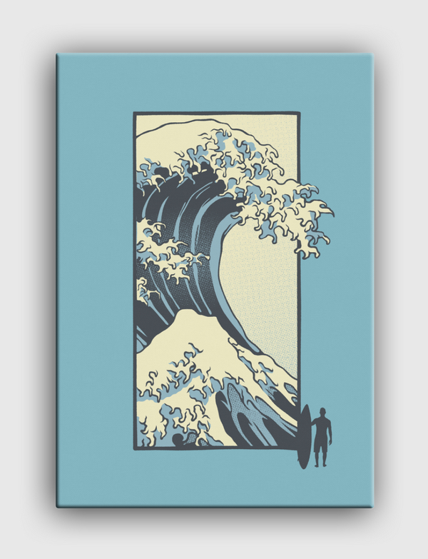 Kanagawa Surfer Canvas