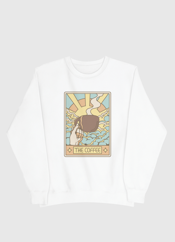 The Coffee Tarot Card Men Sweatshirt