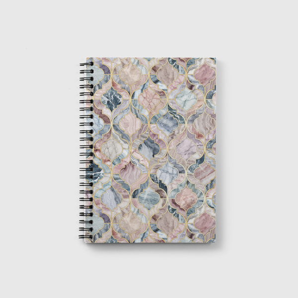 Marble Moroccan Tiles Notebook