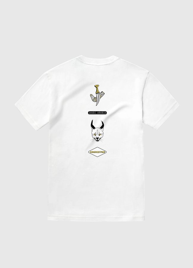 Shargiyah - Wild Cat - White Gold T-Shirt