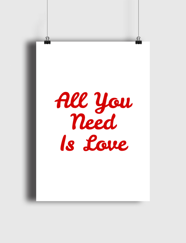 All You Need Is Love  Poster