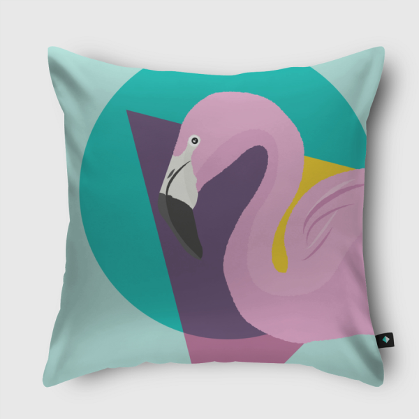 Flamingo Throw Pillow