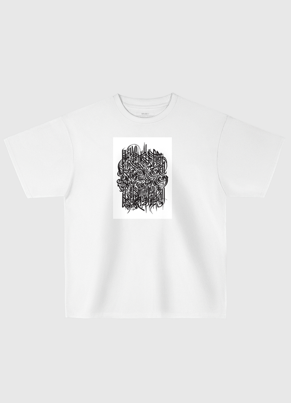 Crazy Kufic Oversized T-Shirt