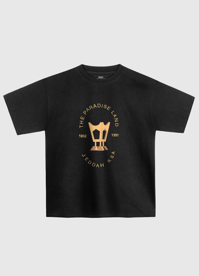 ارض الجنه جدة اليوم الوطني - Oversized T-Shirt
