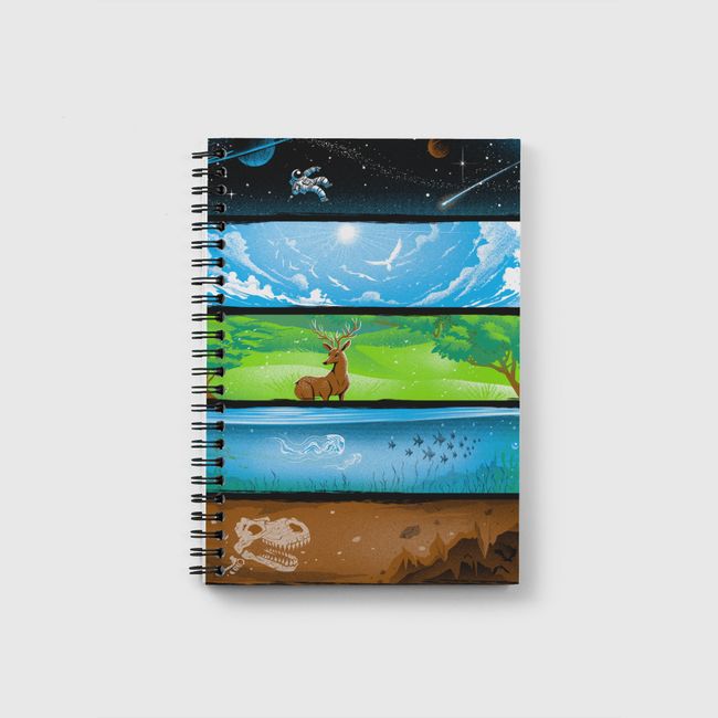 Across The Earth - Notebook