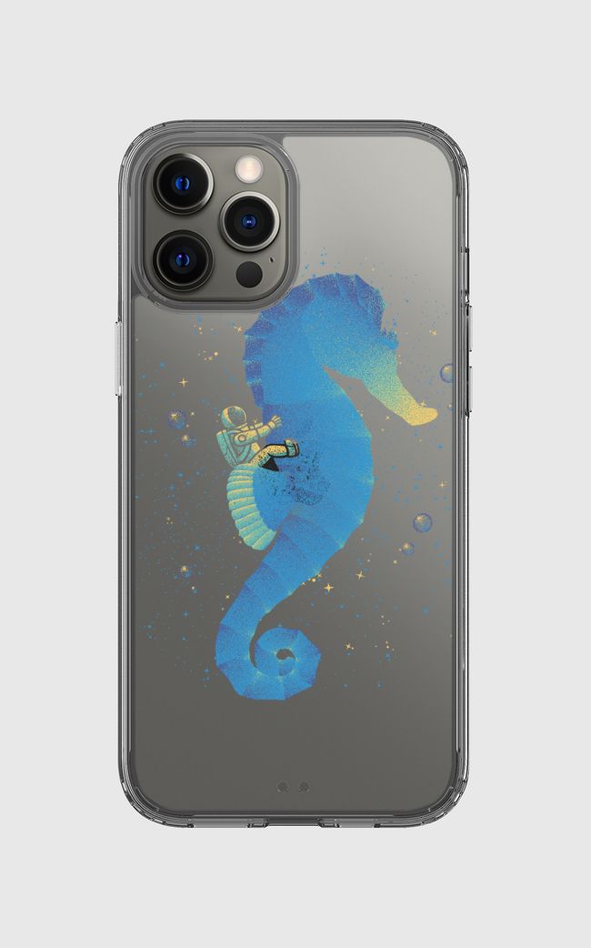 Riding a Sea Horse Astro - Clear Case