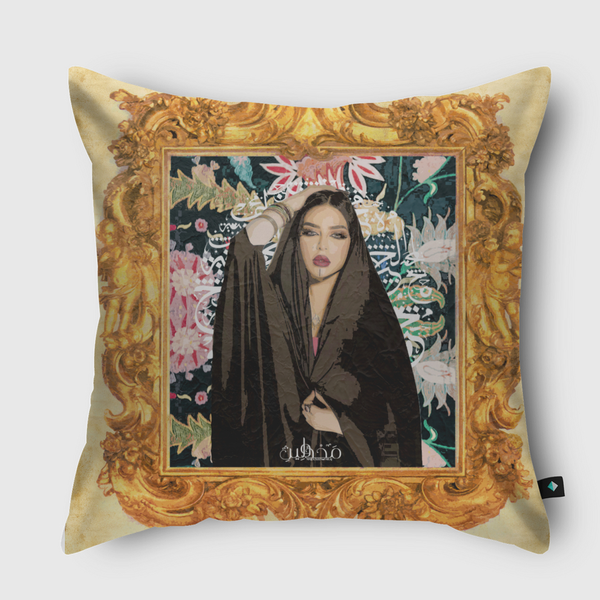 The Beauty Of Arab Woman Throw Pillow