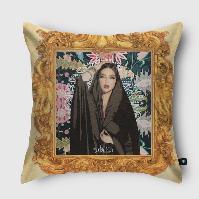 The Beauty Of Arab Woman - Throw Pillow