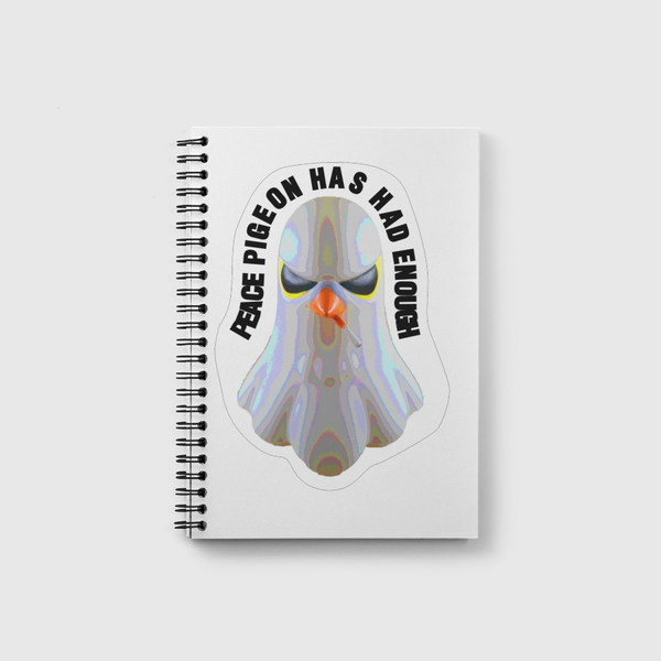 PEACE PIGEON ART TOY Notebook