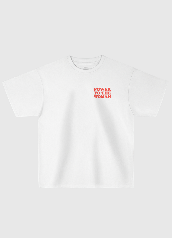Power To The Woman Oversized T-Shirt