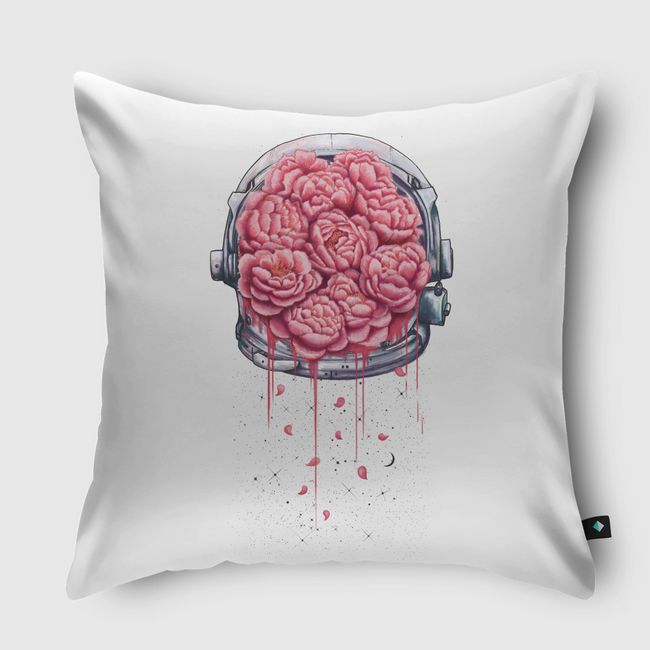 Cosmic peonies - Throw Pillow