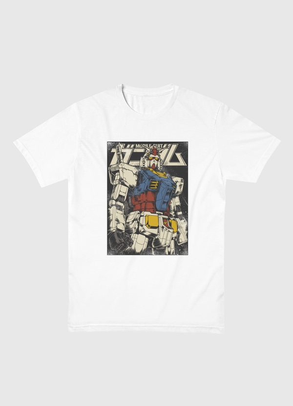 The First Gundam Men Basic T-Shirt