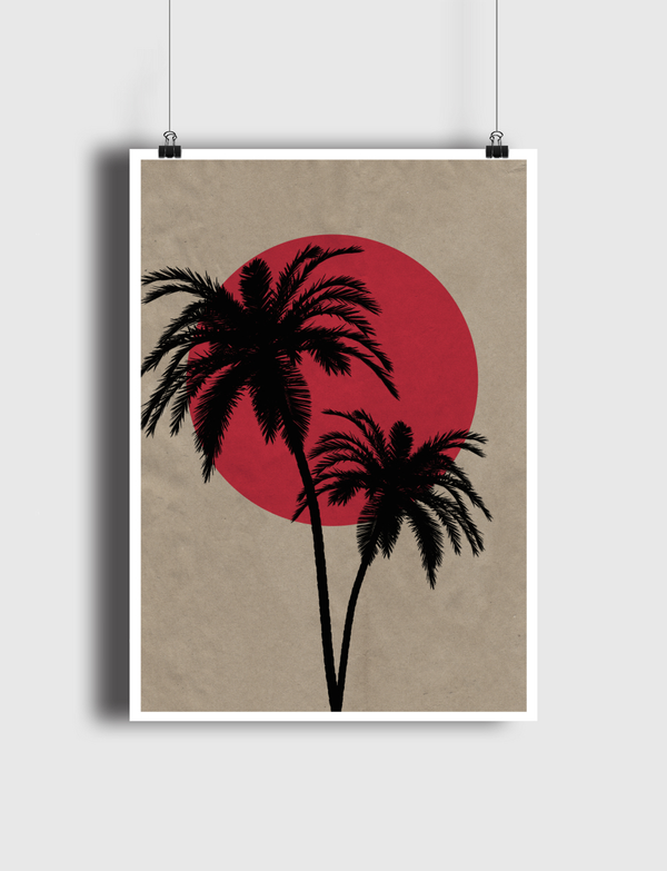 palm shades  Poster